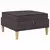 vidaXL Pouf s shrambnim prostorom Temno rjava Blago