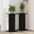 Stalak za biljke 2 pcs Crni hrast 30 x 30 x 60 cm
