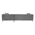 Atelier del Sofa Ugaona garnitura Como Eco, 270x180x72 cm, Antracit