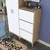 Hanah Home ormar za predsoblje EA137 2871, 120 cm, orah / beli