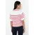 Trendyol Milla Ženska bluza TWOSS24KZ00048, Belo-crvena