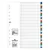 Plastični delilnik DURABLE 1-31 barv