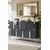Hanah Home komoda Nota 120, 120 cm, antracit / srebrna