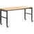 VEVOR Delovna miza O6120L 155x51x80-105 cm rjava