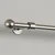 Garnišna teleskopska 19/16mm inox, zidna i plafonska 120-210, završ. kugla