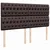 vidaXL vidaXL Box spring postelja z vzmetnico temno rjav 200x200 cm blago, (21307657)