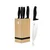 Berlinger Haus Set noževa sa bambusovim stalkom Black Rose Collection BH-2970, 6 komada, Crni