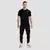 GymBeam Men‘s Pulse X Running Pants Black