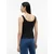 Tommy Jeans Top črna/bela