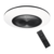 LED prigušiva plafonska lampa sa ventilatorom ARIA LED/38W/230V crna/bela +daljinski upravljač