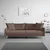 Mega Sofa Kiss tamnobraon