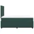 Vidaxl Box spring postelja z vzmetnico temno zelen 120x190 cm žamet