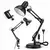 Stona lampa sa klipsom 2u1 1xE27/60W/230V crna