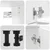 Vidaxl Komplet 7 kosov kuhinjskih omaric Lucca Beli inženirski les
