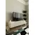 HANAH HOME TV polica Corsa 120 White Travertine