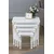 Hanah Home set od 4 umetnutih stočića Zeyra Avangart, beli