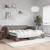 Vidaxl Izvlečna dnevna postelja taupe 90x200 cm blago