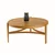 Hanah Home klub sto Ren 100, 100 cm, hrast