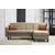Atelier del Sofa Ugaona garnitura Polya 216x86x130cm Bež