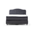 Hanah Home HANAH HOME Vassi Set 150 x 200 v2 - Anthracite dvojna boxspring postelja, (20976076)