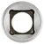 Rock FORCE Globoka glava 3/8 12mm (6-kotna)