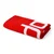 Speedo LOGO TOWEL AU, brisača, rdeča 80041351