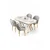Hanah Home Trpezarijski set, 5 komada, Sivi