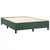 VIDAXL Box spring postelja z vzmetnico temno zelena 140x200