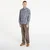 Srajca DIME Plaid Flannel Shirt UNISEX Bleached Navy L