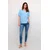 Cream Bluza Liseline svetlo modra