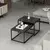 Hanah Home Set klub stolova, 2 komada Leka Crni
