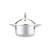 Saucepan with lid, aluminum, 10cm/0.45L, Hanedan - Korkmaz