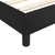 Greatstore Box spring postelja z vzmetnico črn 140x190 cm umetno usnje