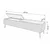 Hanah Home Sarven TV komoda 120 × 45 × 30 cm, braon