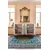 Hanah Home komoda Ilay 120, 120 cm, bela / srebrna