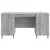 Stol s policom Siva sonoma 142,5 x 50 x 75 cm Konstruirano drvo