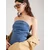 VERO MODA Obleka VMAILEY moder denim