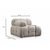 ATELIER DEL SOFA Fotelja Petite 1R Cream