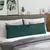 Jastučići za sofu 2 pcs Tamnozelena 145 x 40 cm tkanina