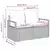 Set sofe s jastukom 6 pcs Crna Poli Ratan
