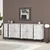 Hanah Home Dune 183 Komoda, Belo-Crna