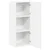 vidaXL Stenska kuhinjska omarica Bela 40 x 31 x 100 cm Konstruiran les