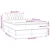 Vidaxl Box spring postelja z vzmetnico krem 120x190 cm blago