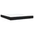 Vidaxl Box spring postelja z vzmetnico črna 180x200 cm žamet