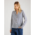 VERO MODA Bluza BUMPY, modra, bela