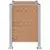 Ograda za kante za smeće Smeđa 85 x 85 x 115 cm Aluminij i WPC