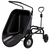Garden Line ČRNI VRTNI VOZ 160 L *7385