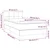 Vidaxl Box spring postelja z vzmetnico LED temno siva 80x200 cm blago