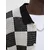 JACK & JONES Pletena jopa JCOATHLETICO črna/off-bela