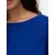 VERO MODA Pulover VMGOLD NEEDLE temno modra